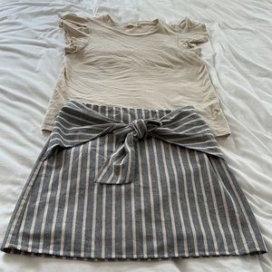 Afraid State 2 matching pieces: skirt and a top